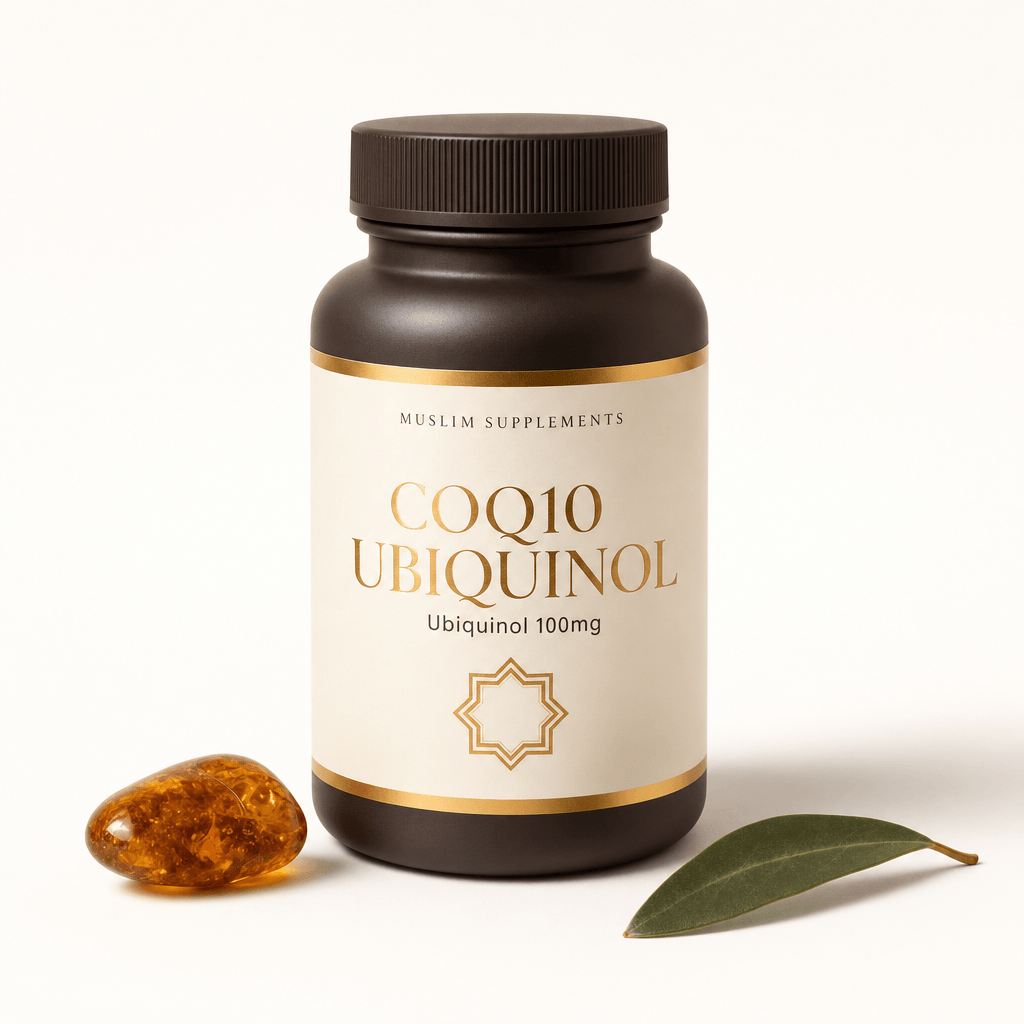 CoQ10 Ubiquinol — halal supplement by Muslim Supplements