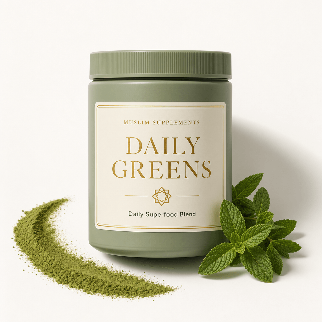 Daily Greens — halal supplement by Muslim Supplements